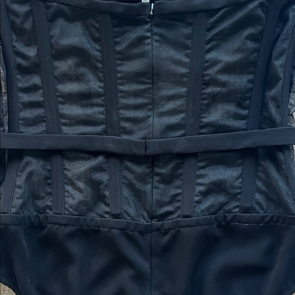 Custom Designer Made Mesh Rib Bodysuit - Picture 5 of 7